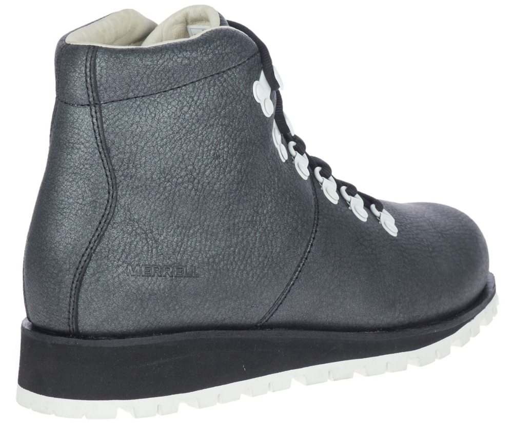 Merrell Boots Black - Wilderness LT - Womens 82WISAFVJ